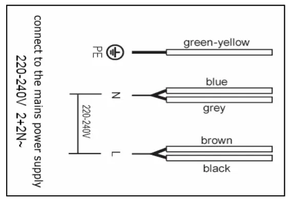 COOKOLOGY TCH301 30cm Ceramic Hob Black - cable