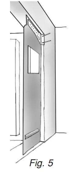 Curtron-PP-C-080-3478-Polar-Pro-Clear-2-Panel-080Thick-PVC-High-Flexible-Swinging-Door-12