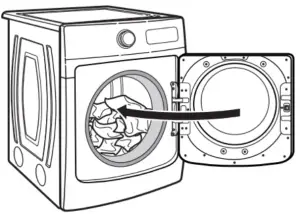 Load Clothes; then Close Door