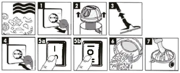 CROWN CT42033 All Purpose Vacuum Cleaners cleaning