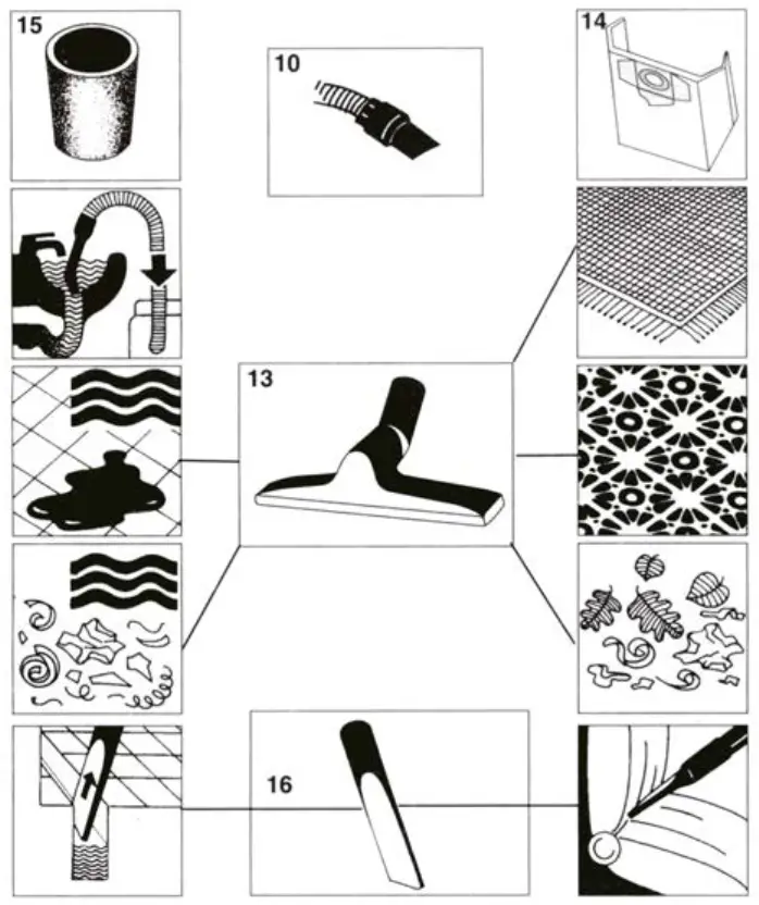 CROWN CT42033 All Purpose Vacuum Cleaners fig3