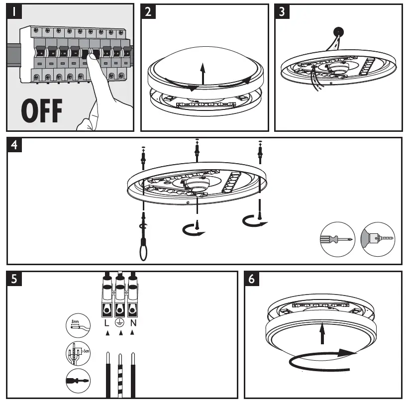 PHILIPS 929002367731 Balance 17W LED Balance Bathroom Ceiling Light 2