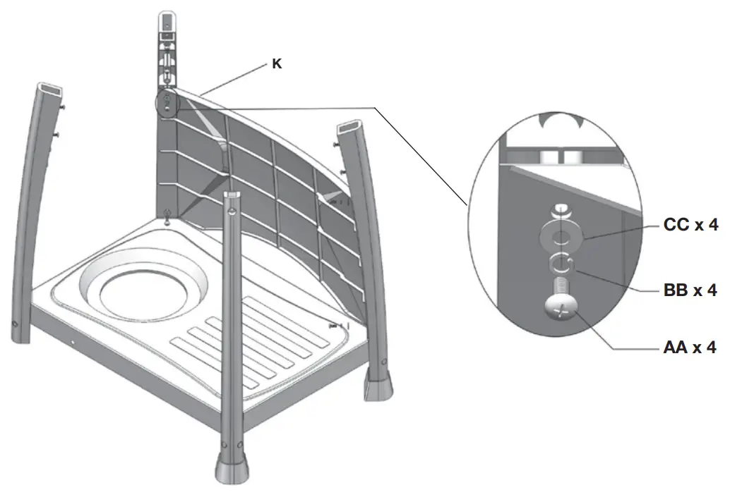 Gasmate BQ10632N Odyssey Three Burner BBQ With Trolley - STEP 1