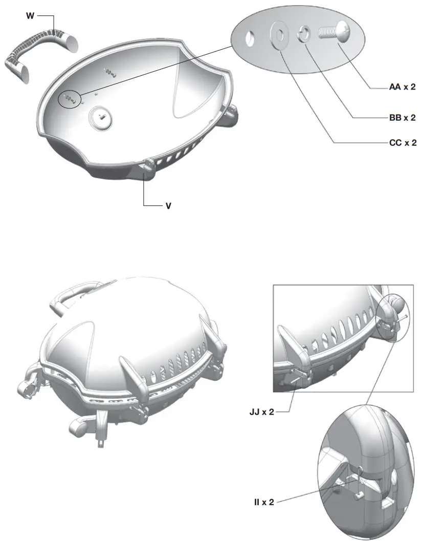 Gasmate BQ10632N Odyssey Three Burner BBQ With Trolley - STEP 7