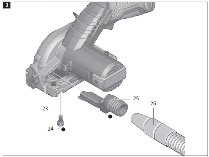 MEEC TOOLS 019803 12V Circular Saw - 3
