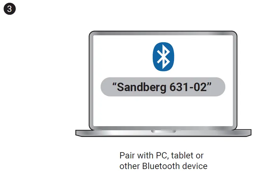 Sandberg 631-02 Pro Recharge Wireless Mouse 8