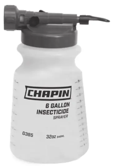 CHAPIN G385 6 Gallon Insecticide Hose End Sprayer