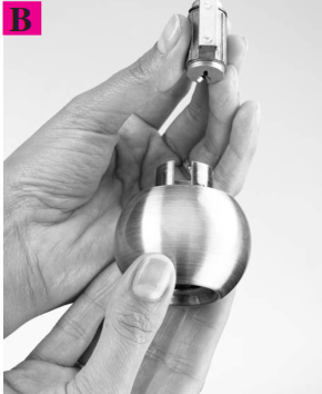 Remove the cylinder B