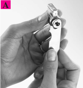 Remove the cylinder RETAINING CLIP A