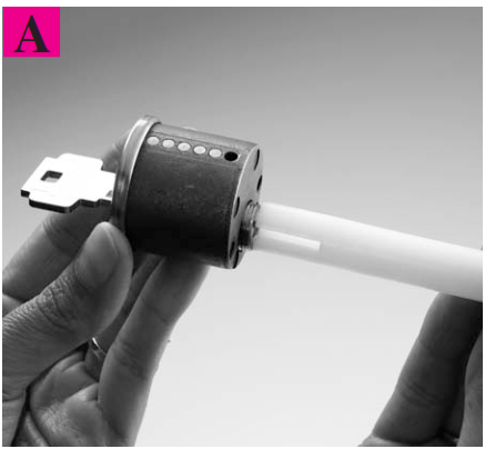 STEP#3 - Remove the cylinder plug a