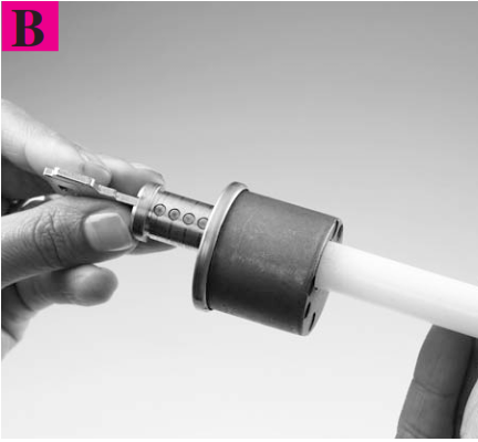 STEP#3 - Remove the cylinder plug b