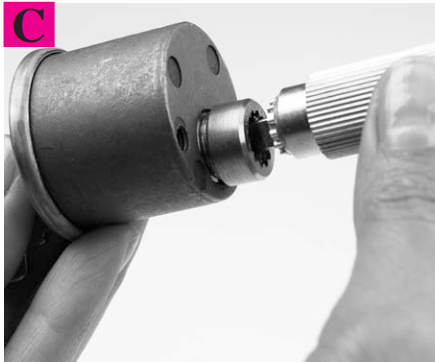 STEP#5 - Reinsert the cylinder plug c