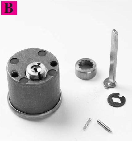 Step #2 - Remove the cylinder cap b