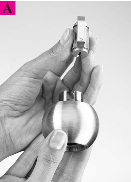 Step #7 - Reassemble the knob a