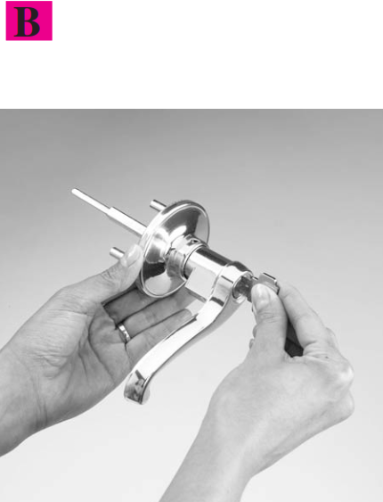 Step 8 - Reattach the lever b