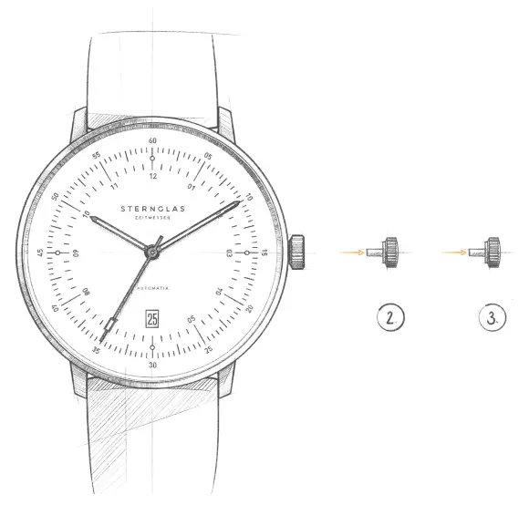 STERNGLAS Hamburg Automatic Edition Bronze Watch