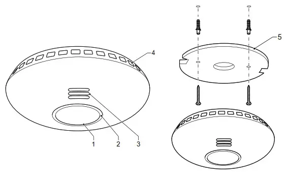 nedis WIFIDS10xx Wi-Fi smoke and heat detector - WIFIDS10xx