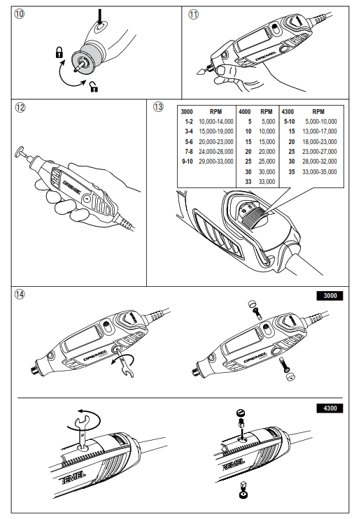 DREMEL 3000-5 Multi-tool incl. Accessories 5 parts - 3