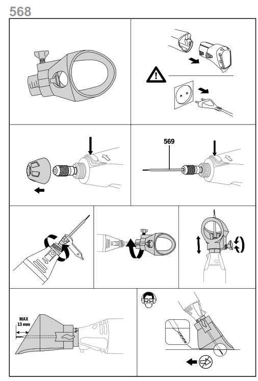 DREMEL 3000-5 Multi-tool incl. Accessories 5 parts - 8