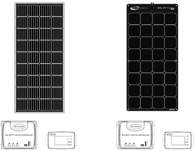 DOMETIC GP-ECLIPSE-190, GP-ECLIPSE-FLEX-190 Eclipse Series Solar Kit-FIG2