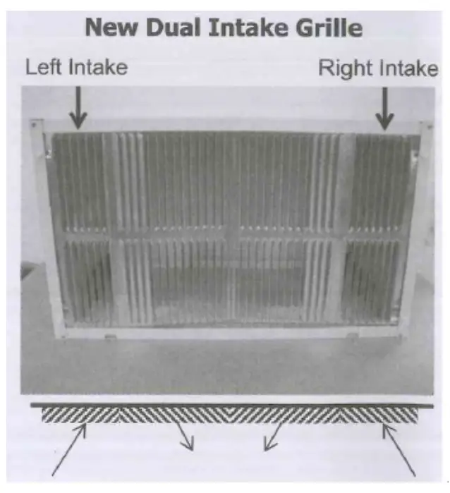 New Dual Intake Grille