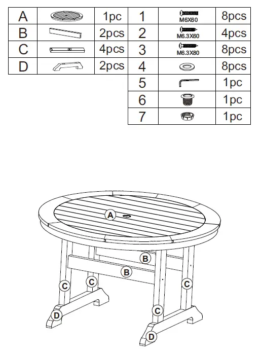 THE-HOME-DEPOT-HDPE-Dining-Table-Instruction-FIG-2