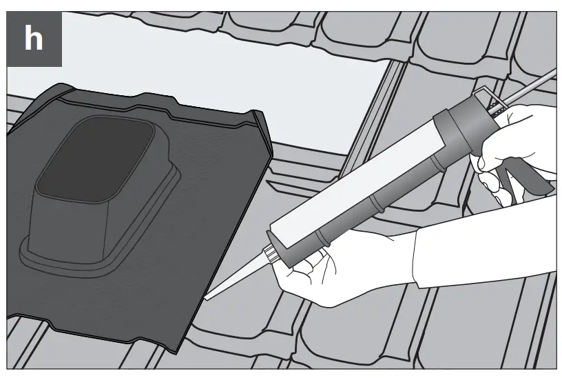 FR NKISCHE Profi-Air Dachhaube Roof Vent Cap Mounting instructions