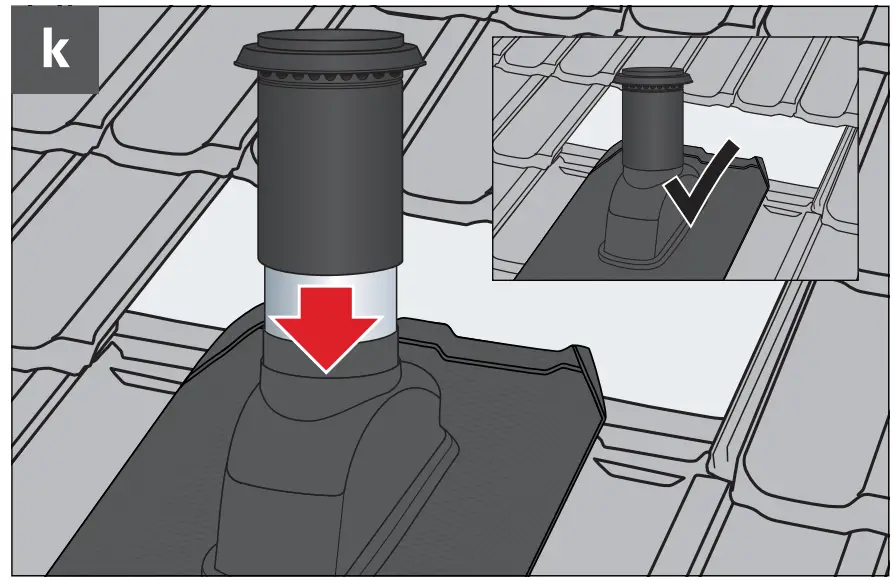 FR NKISCHE Profi-Air Dachhaube Roof Vent Cap Mounting instructions