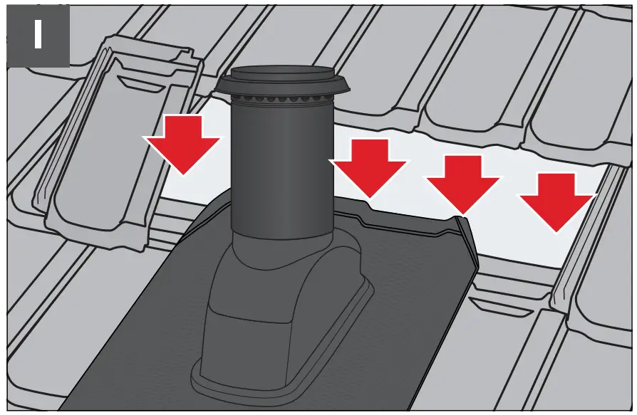 FR NKISCHE Profi-Air Dachhaube Roof Vent Cap Mounting instructions