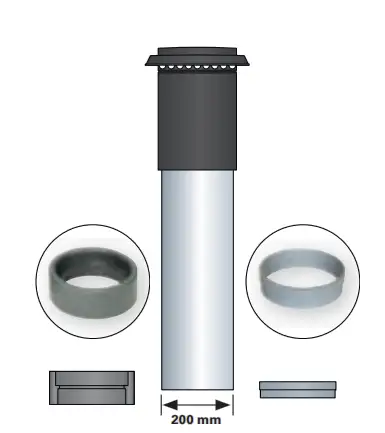 FR NKISCHE Profi-Air Dachhaube Roof Vent Cap Mounting instructions