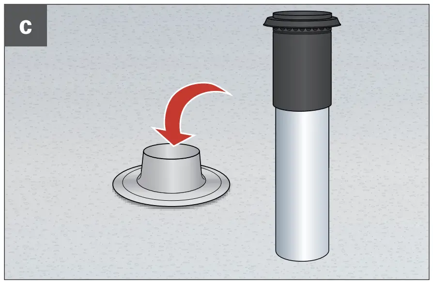 FR NKISCHE Profi-Air Dachhaube Roof Vent Cap Mounting instructions