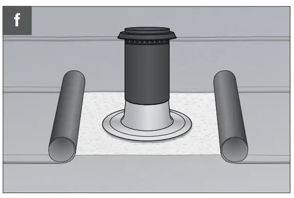 FR NKISCHE Profi-Air Dachhaube Roof Vent Cap Mounting instructions