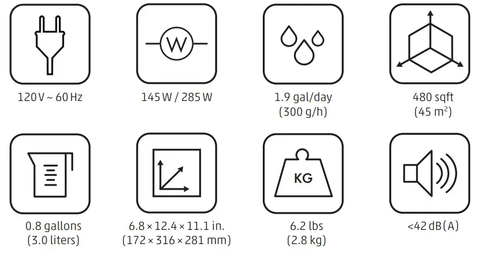 BONECO S250 Steam Humidifier - Fig