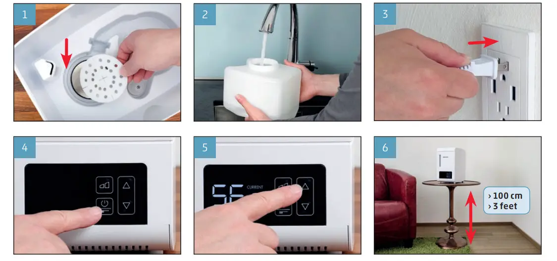 BONECO S250 Steam Humidifier - Fig1