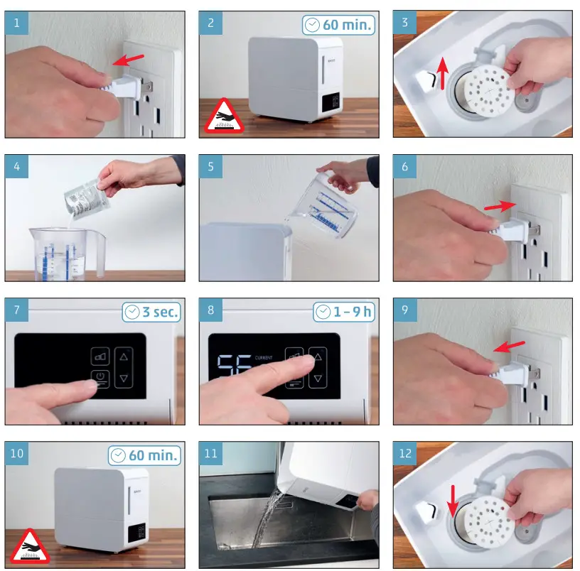 BONECO S250 Steam Humidifier - Fig3