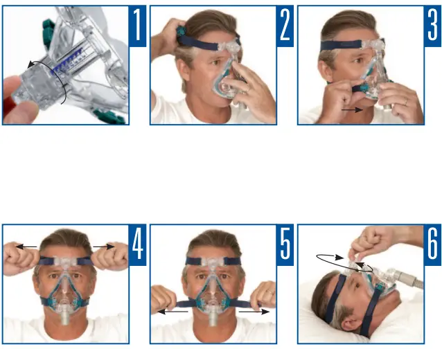 RESMED 618220 Mirage Quattro Full Face Mask-FIG1