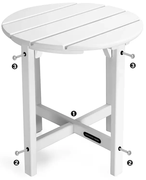 Unbranded BYY78-9 Plastic 18in Outdoor Side Table -