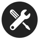 Unbranded BYY78-9 Plastic 18in Outdoor Side Table - icon