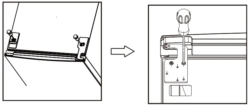 Haier HRF454T Series Fridge Freezer - door