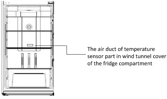 Haier HRF454T Series Fridge Freezer - fridge
