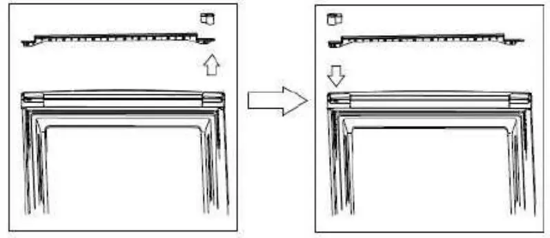 Haier HRF454T Series Fridge Freezer -installation7b