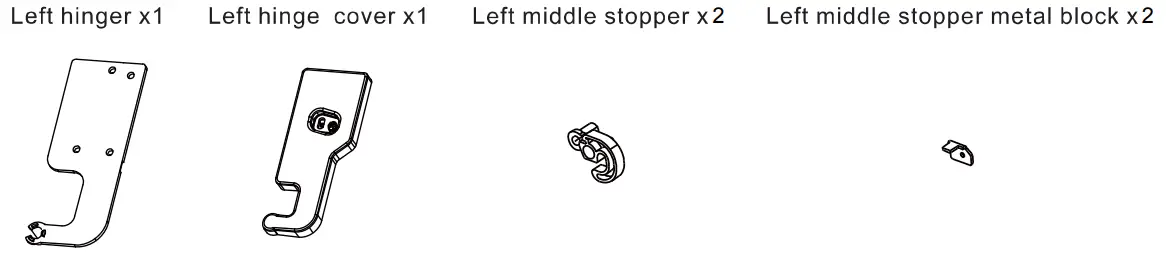 Haier HRF454T Series Fridge Freezer - left