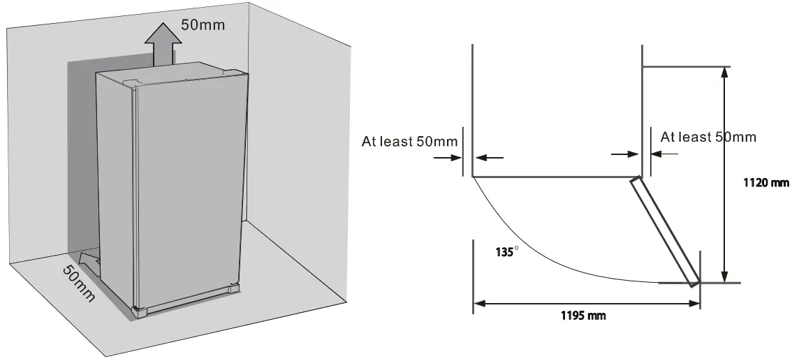 Haier HRF454T Series Fridge Freezer - space