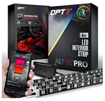 OPT7 LIGHTING AURA PRO Golf Cart Underbody Glow LED Lighting Kit