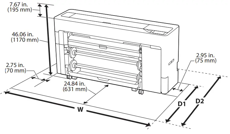 EPSON SureColor T3770D Single Function Inkjet Printers -