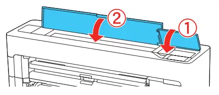 EPSON SureColor T3770D Single Function Inkjet Printers - Close the top covers