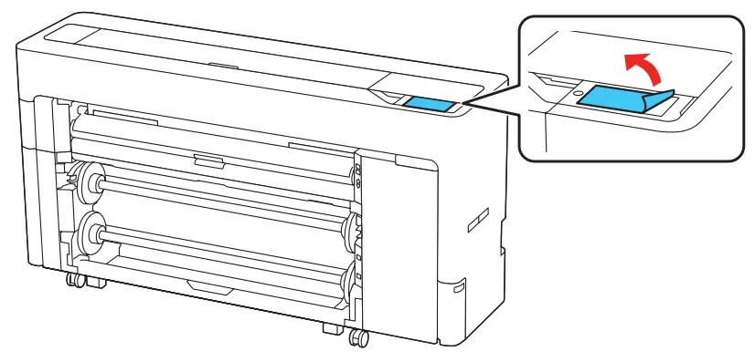 EPSON SureColor T3770D Single Function Inkjet Printers - from the touchscreen