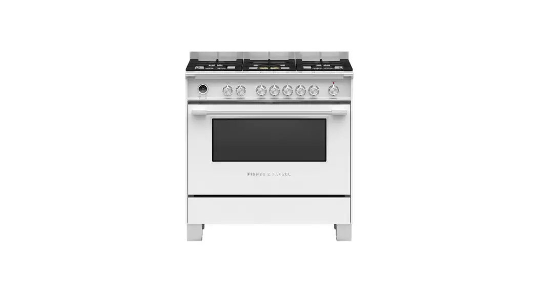Fisher Paykel Or36scg6w1 36 Inch 5 Burners Dual Fuel Range User Guide