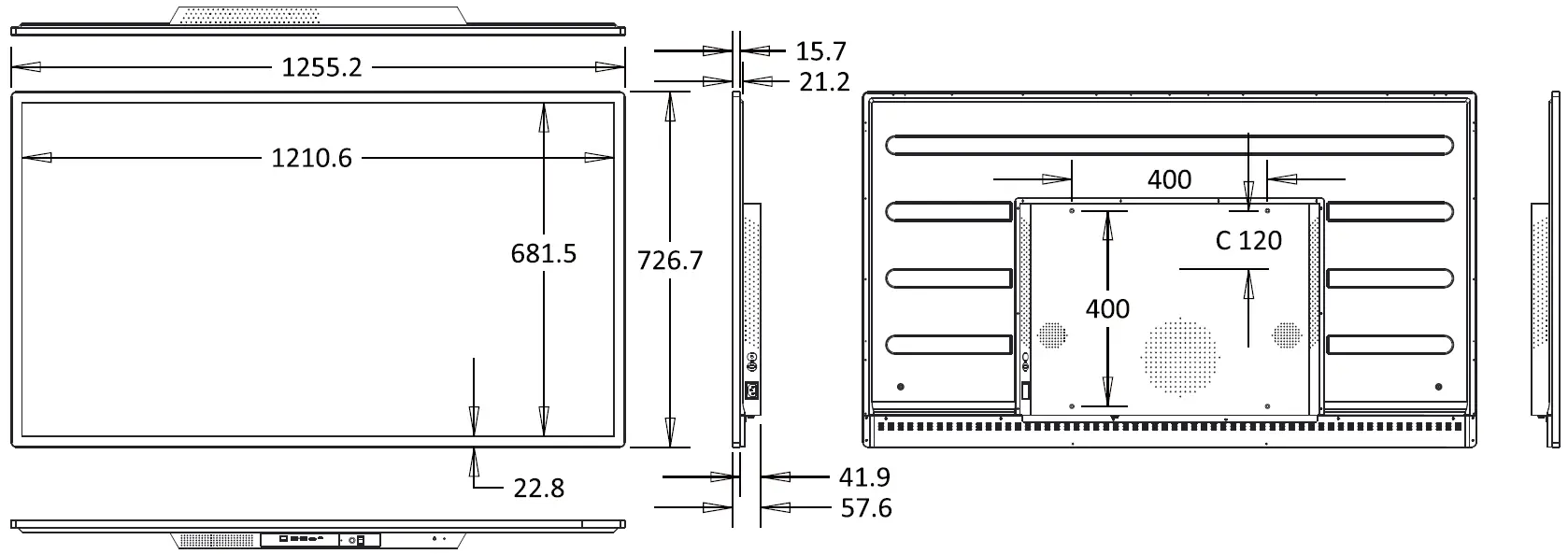 INSTORE SCREEN inTOUCH550 Monitor 1