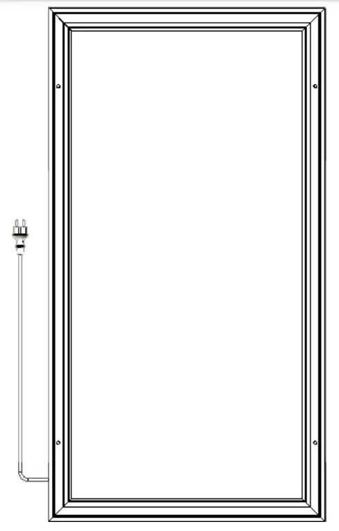 Byecold HH0606L LED Light Panel Heater